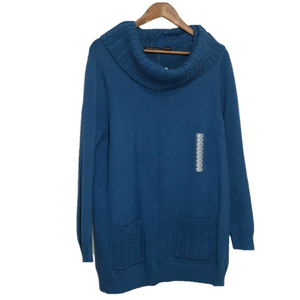 Jeanne Pierre Cowl Neck Tunic Sweater Sz X-Large